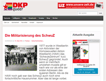 Tablet Screenshot of dkp-queer.de